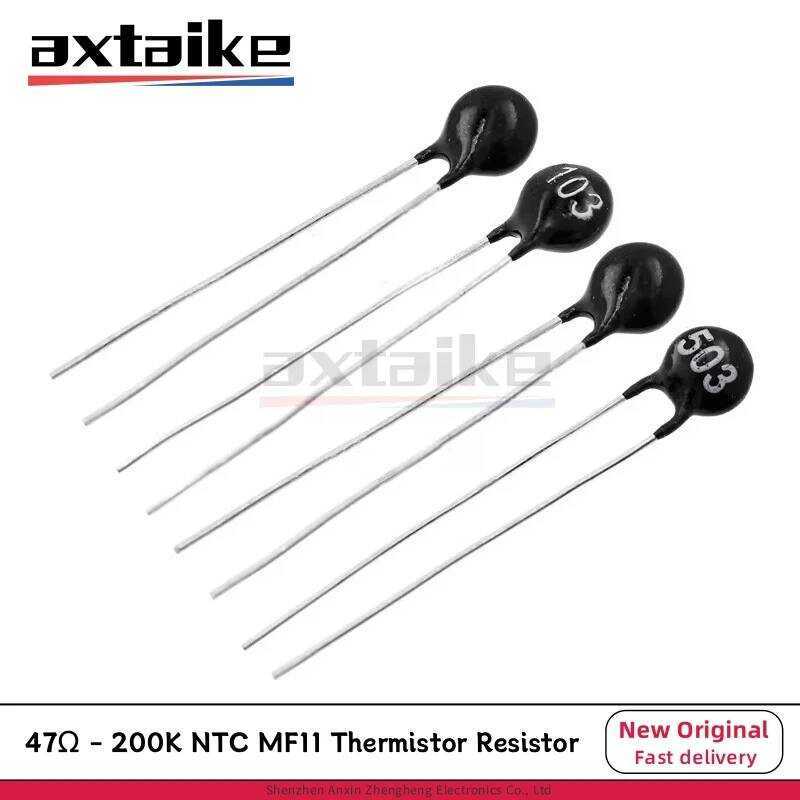 ชิ้น 20 ตัวต้านทานเทอร์มิสเตอร์ NTC MF11 103 502 503 47R - 150K 50R 100R 470R 500R 1K 2.2K 5K 10K 20