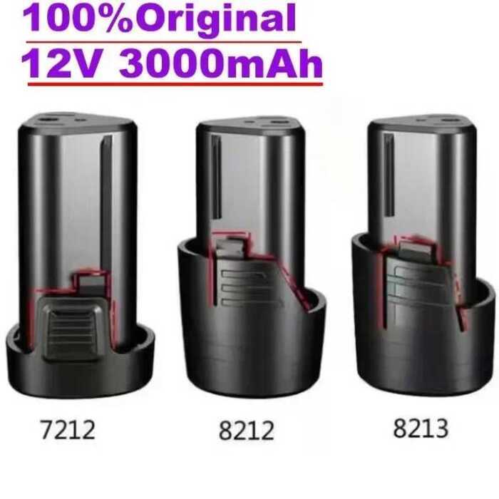 12V แบตเตอรี่ไขควงไร้สาย 3000mAh แท้ 100% สว่านไฟฟ้าแบบปืน ชาร์จได้ ลิเธียม ไมโครมุม 100%
