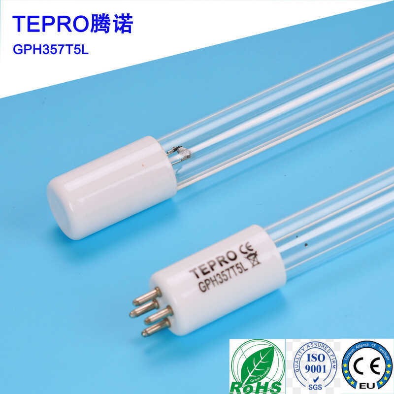 Teno เครื่องฟอกอากาศฆ่าเชื้ออัลตราไวโอเลตโคมไฟฆ่าเชื้อโรค GPH357T5L UV โคมไฟ 17W โคมไฟฆ่าเชื้อ