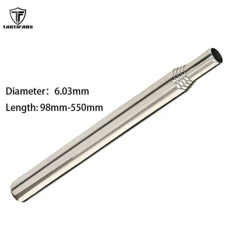 C Tactifans Survival Outdoor Blowing Torch Adjustable Tool Stainless Steel Inner Barrel Diameter 6.