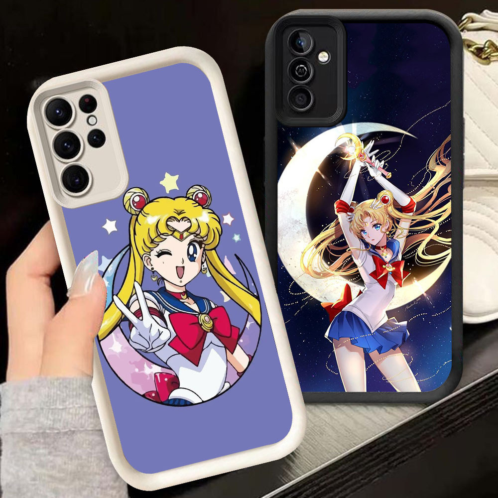 TS-91 Sailor Moon เคสกันกระแทกสําหรับ Samsung A55 A54 M15 S25 S24 S21 FE Ultra
