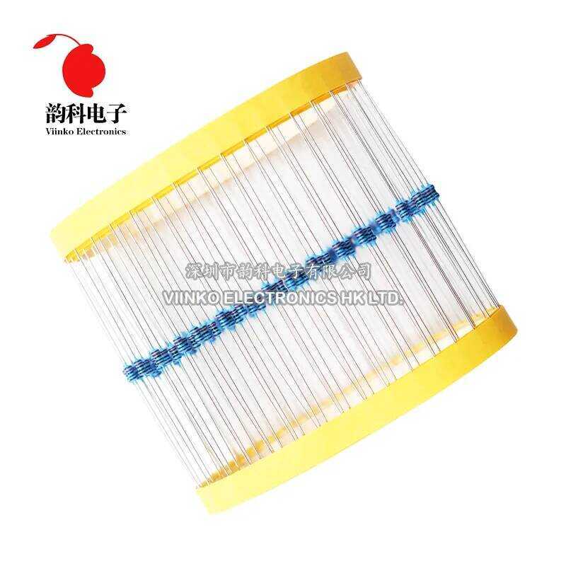 ชิ้น 100 1/8W 0R - 4.7M 1% ตัวต้านทานฟิล์มโลหะ 0.125W 1 2.2 10 47 100 120 150 220 270 330 470 1K 2.2