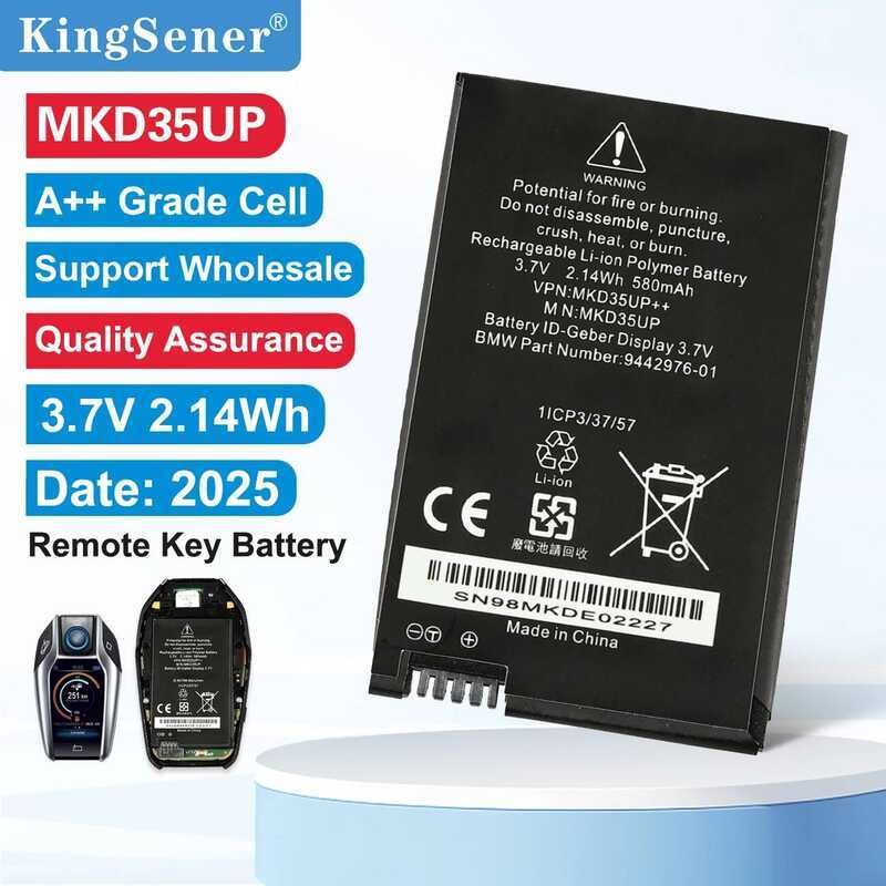 LCD แบตเตอรี่กุญแจรีโมท D35UP สำหรับ X3 X4 X5 X6 X7 530Le 730 740 745 760LI 9442976-01 1ICP3/37/57 D
