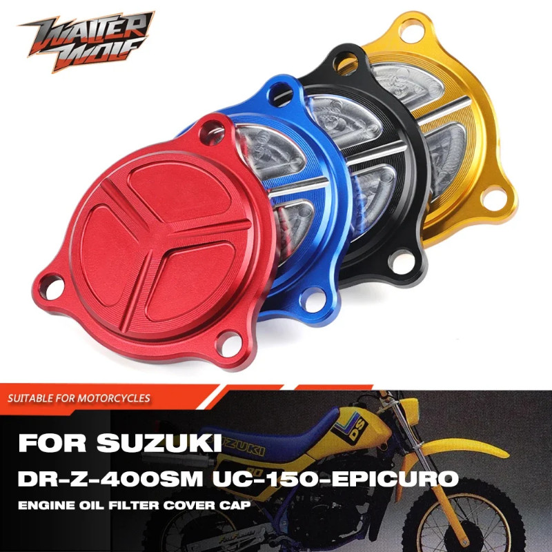 LTZ 400 450 Accessories Engine Oil Filters Cover For SUZUKI DRZ 400S/SM UH UX UC 125 150 200 Burgma