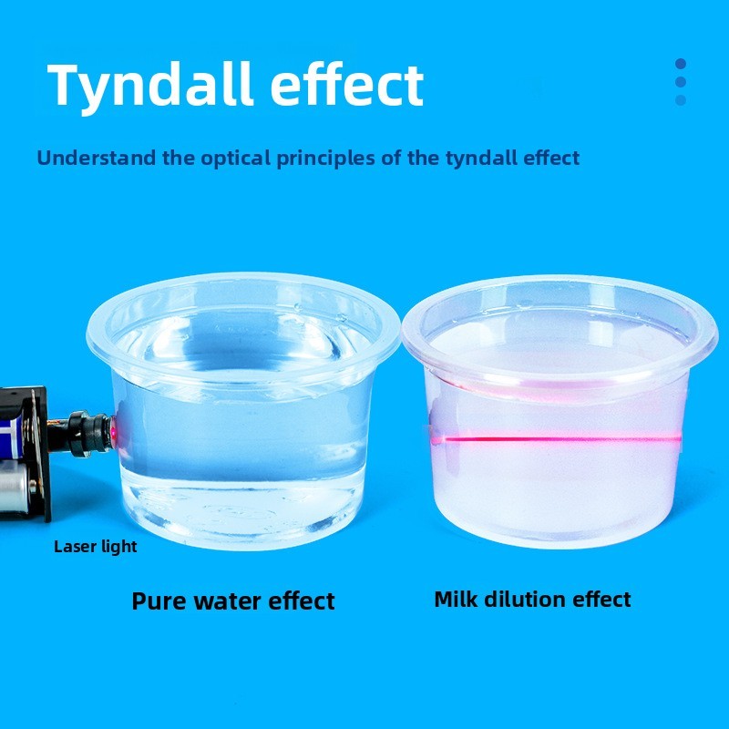 Diy การทดลองวิทยาศาสตร์ Tyndall Effect Light Scatter ชุดฟิสิกส์สําหรับและเด็กนักเรียน