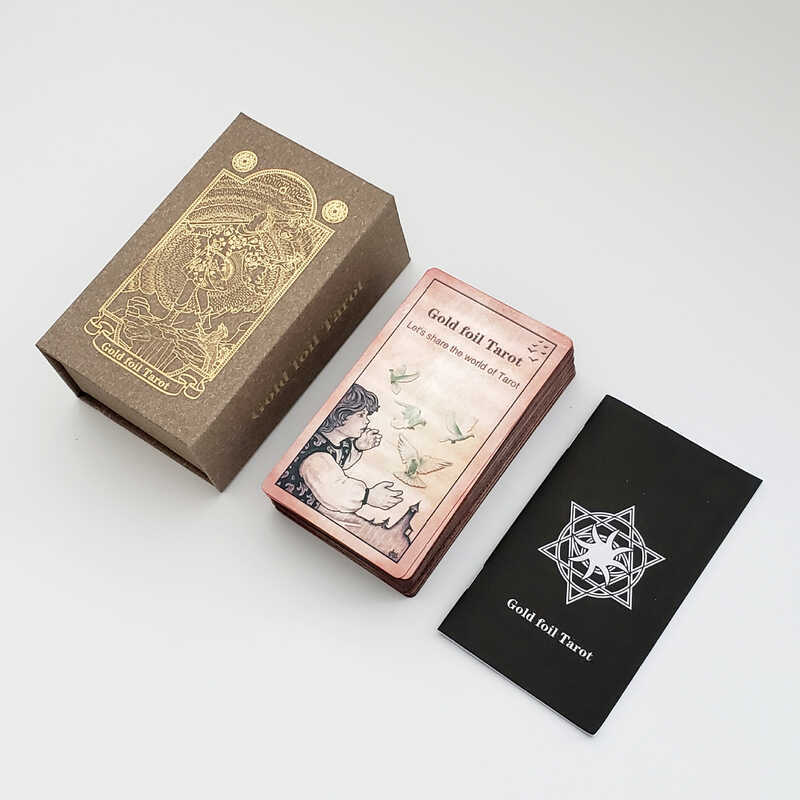 Brown New Century Tarot cards Tarot cards Tarot cards English Version Boxed cards