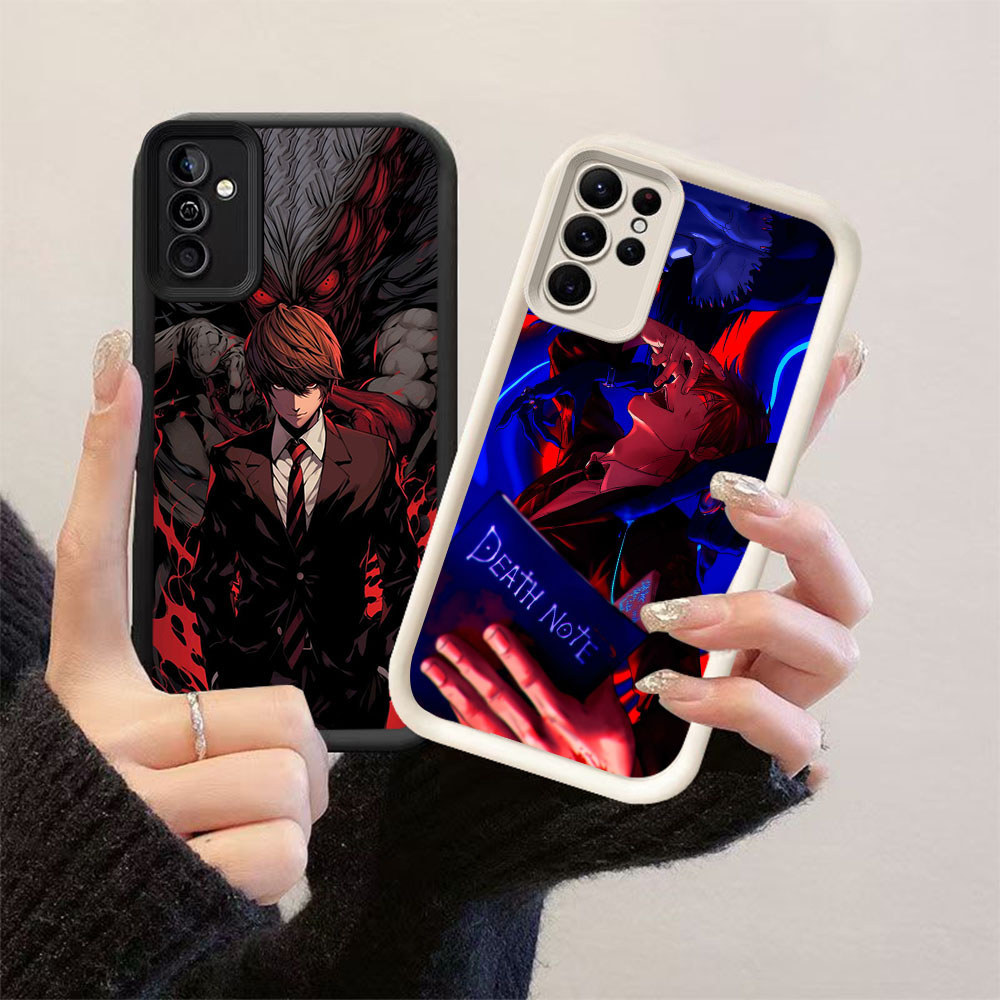 HK-47 Suspenseful Death Note ปลอกกันกระแทกสําหรับซิลิโคนสีดําและสีขาว Samsung S24 A26 A54 S21 FE M15