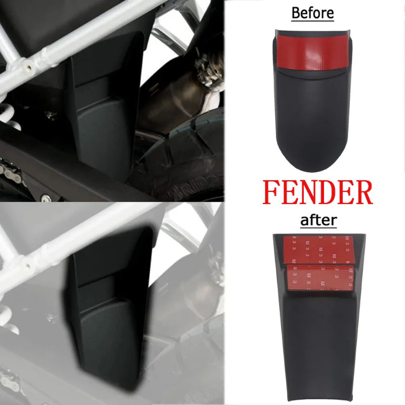 FOR Tiger 850 Sport TIGER 900 GT LOW PRO RALLY Rear Mudguard Fender Extender Extension Protector Mo