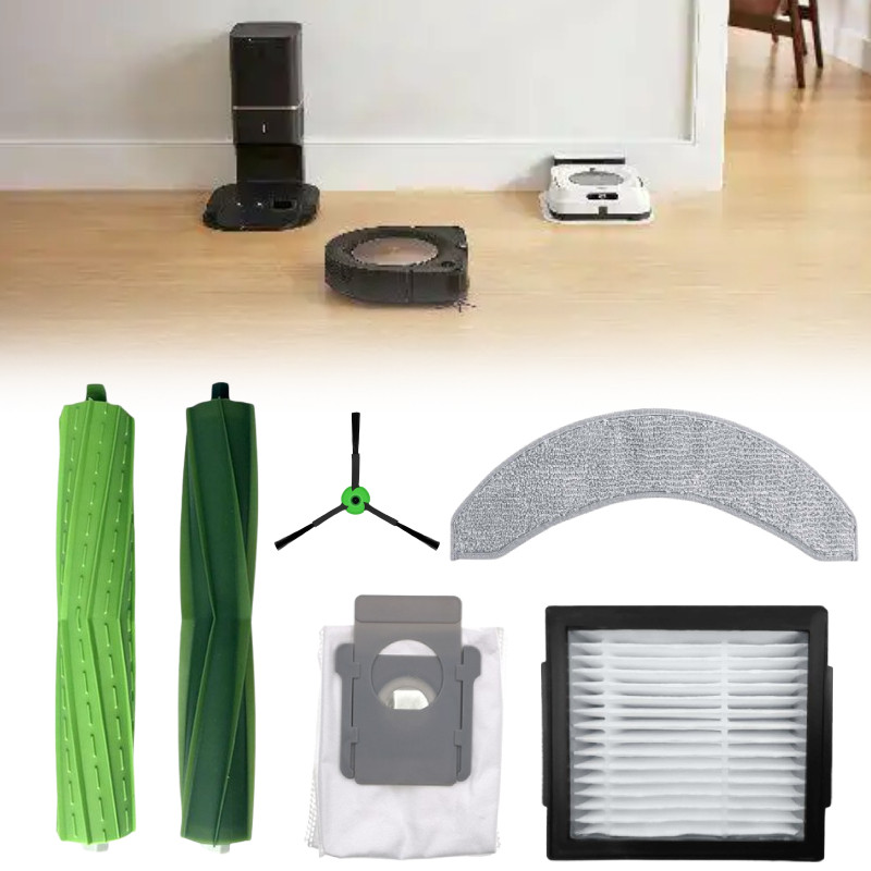 สําหรับ Irobot Roomba Combo 10 Max หุ่นยนต์ทําความสะอาดชิ้นส่วนแปรงหลักขอบแปรงกรองผ้าถุงเก็บฝุ่นการบ