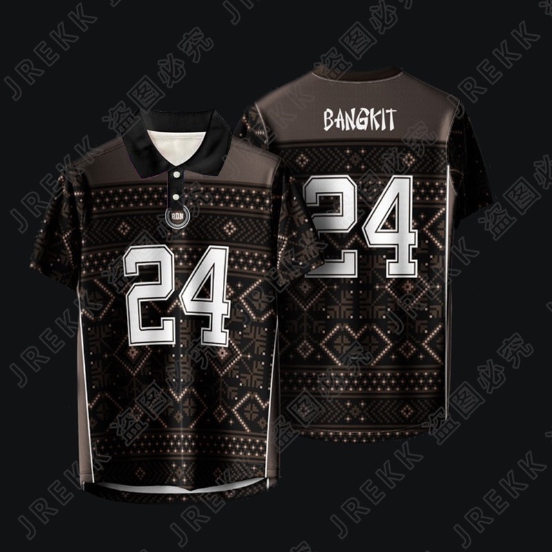 Evonova NFL Batik Jersey Lycra สำหรับผู้ชาย คอเรโทร พร้อมสต็อก