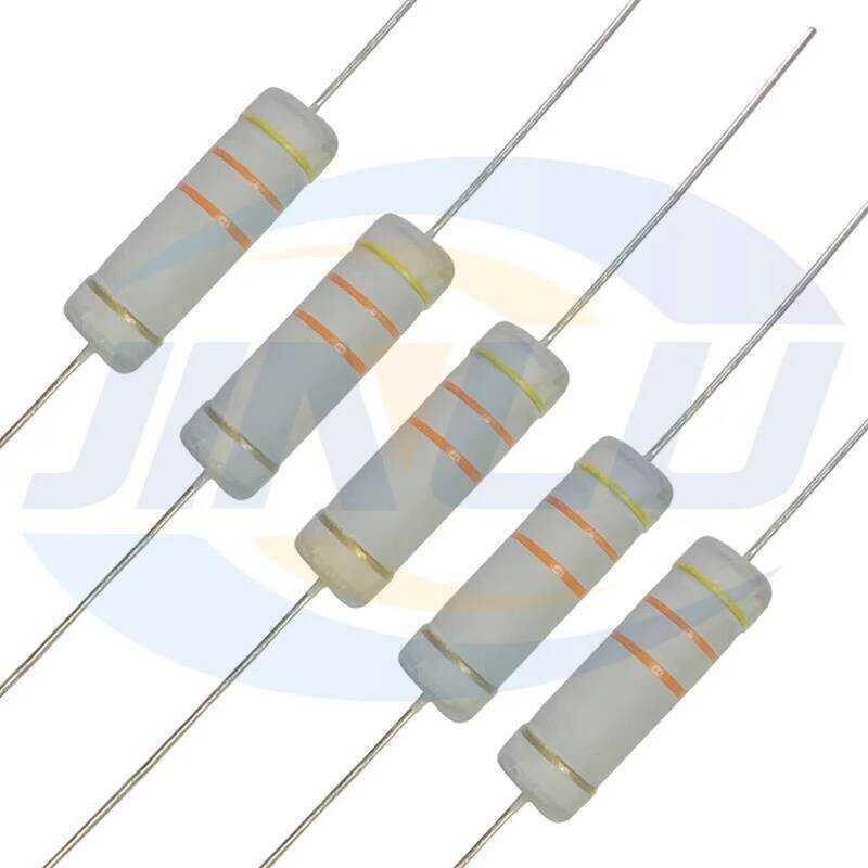 ชิ้น 10 ตัวต้านทานฟิล์มคาร์บอน 5W 5% 5R6 56R 560R 5K6 56K 560K 5.6 56 560 R K โอห์ม 1R-1M 5%