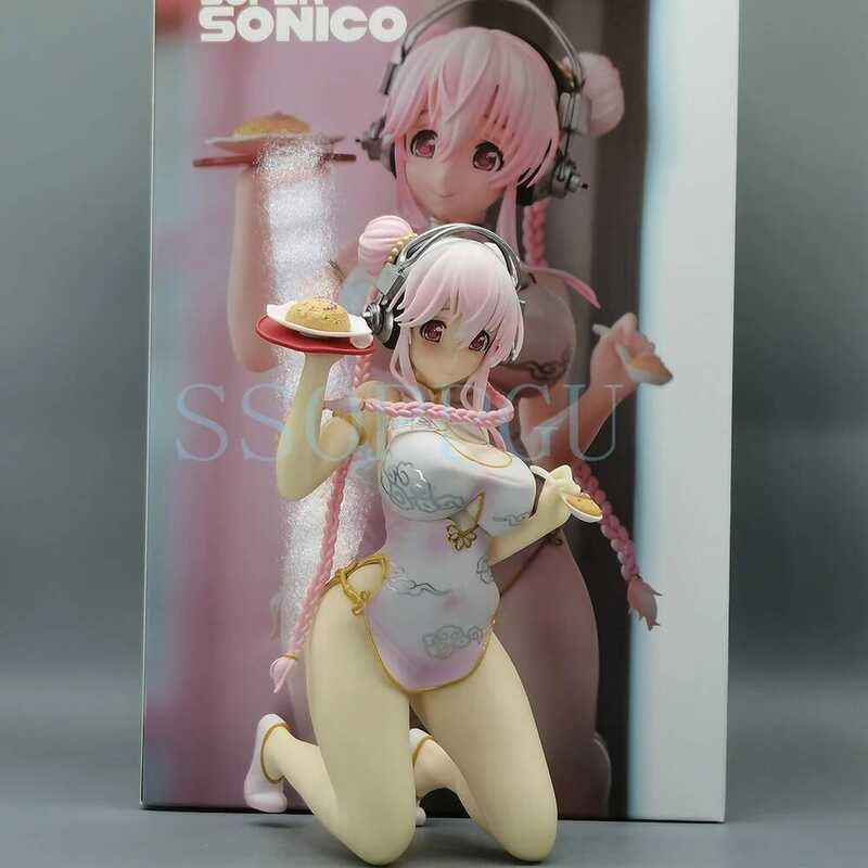 C Emontoys Sonicomi SUPER SONICO Figure Cheongsam 1/7 Anime Girl PVC Action Figure Toy SONICO Statu