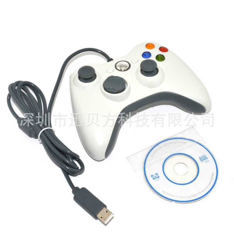 PC360 Handle xbox360 SB Gamepad PC Gamepad พร้อม CD Shipment คอมพิวเตอร์ Handle
