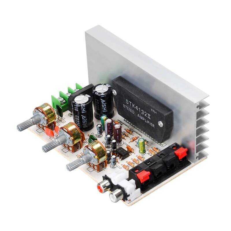 STK4102/4122/4112/4132/4182 บอร์ดเครื่องขยายเสียงสเตอริโอ 50W+50W DX-0408 2.0 ช่อง ซีรีส์ฟิล์มหนา ST