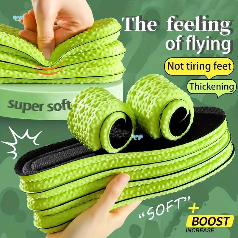 5ps Uni Green Black eva Sports Shock Absorbsorvation