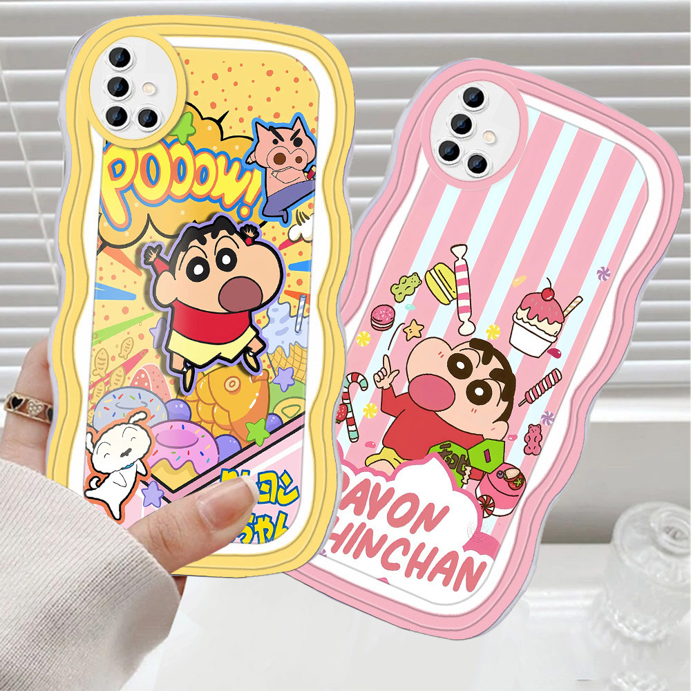 SAMSUNG CA6 Crayon Shin-ChanปลอกสําหรับSamsung A71 A31 M21 A51 M30S M30 2020 เคสโทรศัพท์TPU