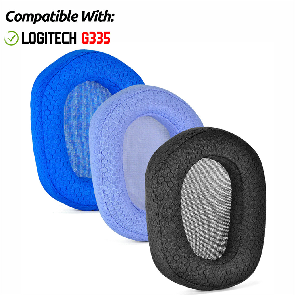 สําหรับ Logitech G335 หูฟัง EarPads เบาะฟองน้ําชุดหูฟัง Earmuffs เปลี่ยนฝาครอบ