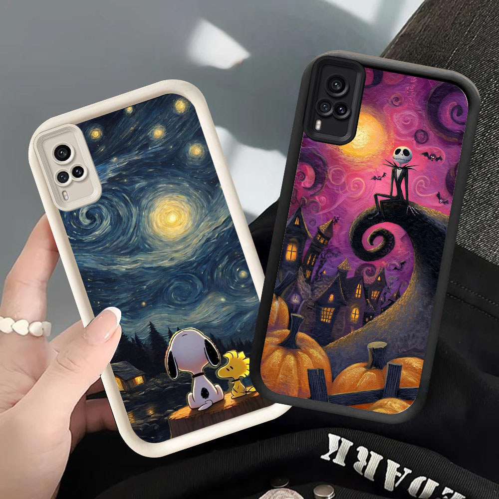 YS-98 Van Gogh ปลอกกันกระแทกสําหรับ VIVO Y51 Y51A Y73 V21 Y53s V21E Y51S Y31 Y33