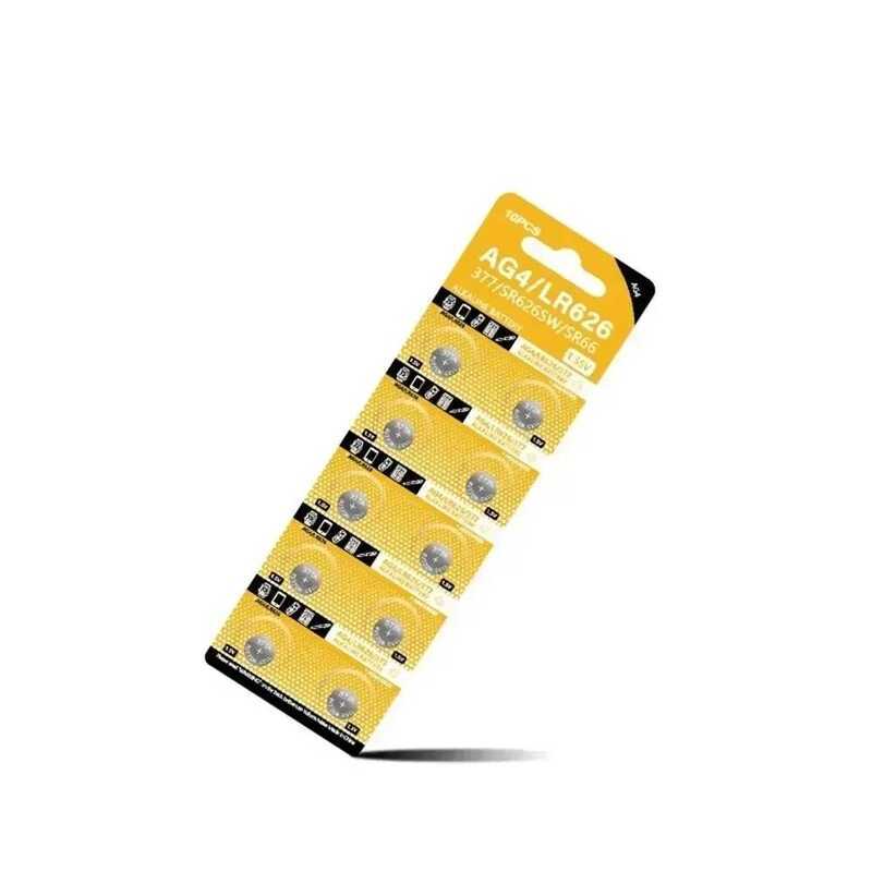 ชิ้น 10-50 AG4 LR626 377 แบตเตอรี่กระดุม SR626 177 เซลล์แบตเตอรี่อัลคาไลน์ 1.55V 626A 377A CX66W สำห