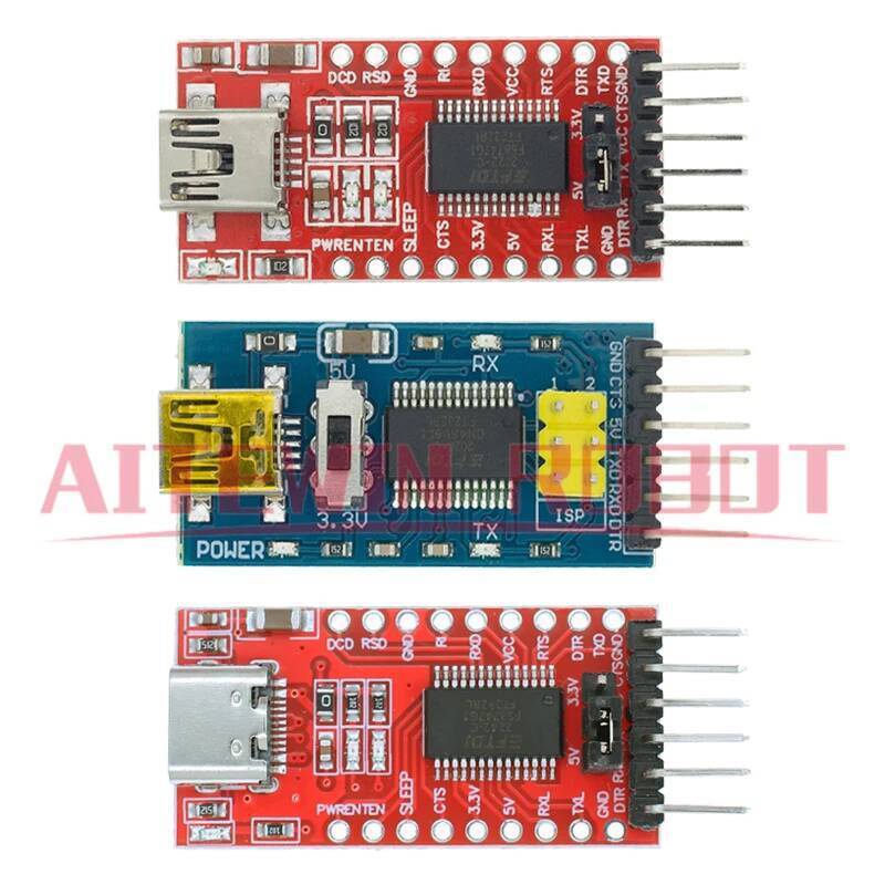FT232RL FTDI USB 3.3V 5.5V ถึง TTL Serial Adapter โมดูลสําหรับ Arduino FT232 Pro Mini USB TO TTL 232