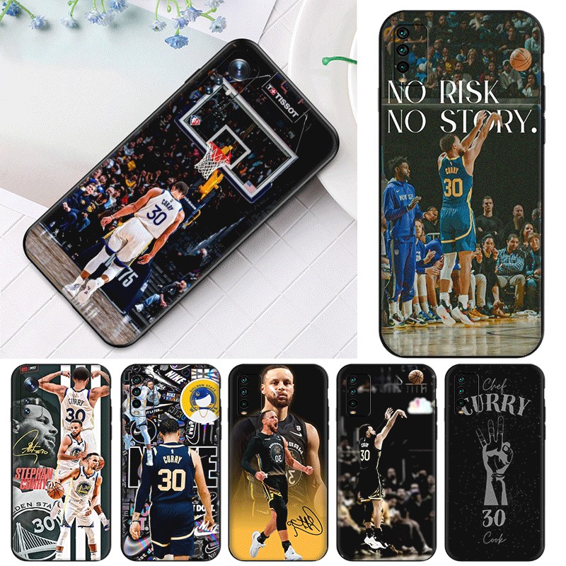 Redmi Note 9S 9T 10 9 Pro Max NBA Stephen Curry TPU เคสโทรศัพท์มือถือแบบนิ่มสีดํา