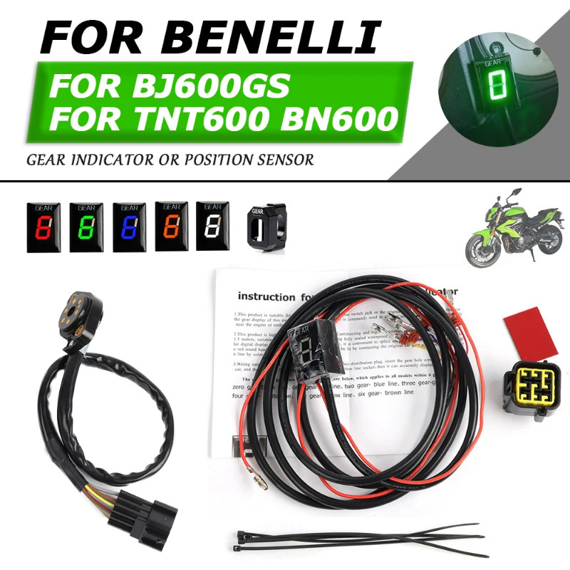 For Benelli TNT 600I BN 600 TNT600 TNT600i BN600 BJ600GS Motorcycle Accessories Gear Indicator Posi