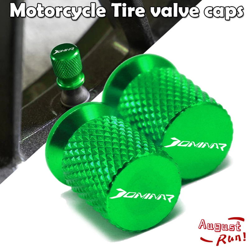 For Bajaj Dominar400 Dominar 400 Touring 200 250 2017-2024 Motorcycle Wheel Tire Valve Caps CNC  Ti