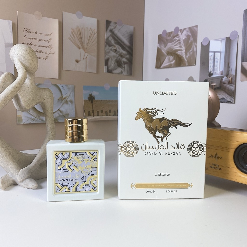ยิงจริง❤ 60 น้ําหอม Lattafa White Knight Leader Unlimited Unisex น้ําหอม 90ml น้ําหอม Lattafa Qaed A