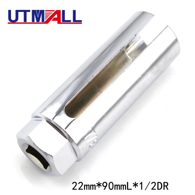 1/2" Dr. Narrow Slot Oxygen Sensor Removal Socket Tool 7/8" (22mm)