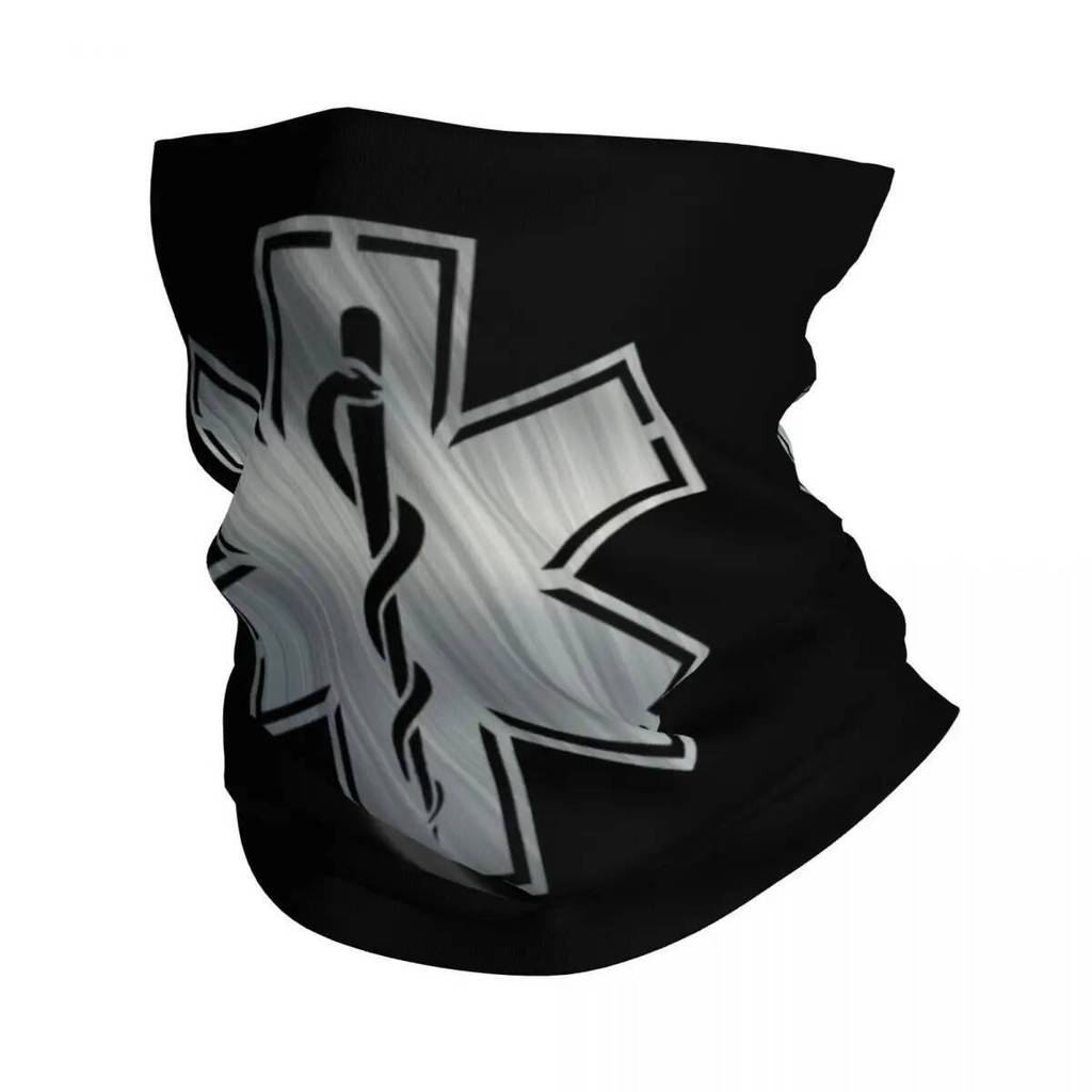 Emt Star Of Life Bandana คอ Gaiter UV Protection Face ผ้าพันคอผู้หญิงผู้ชาย Paramedic แถบคาดศีรษะหลอ