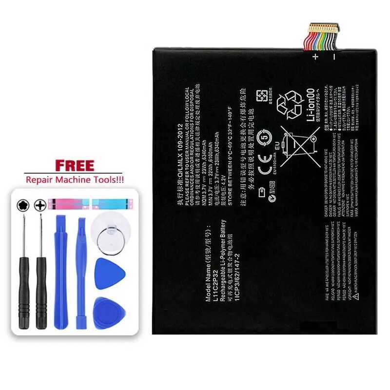 Tablet Battery 6340mAh For Launch X431 Pro 3 L11C2P32 Long-Lasting