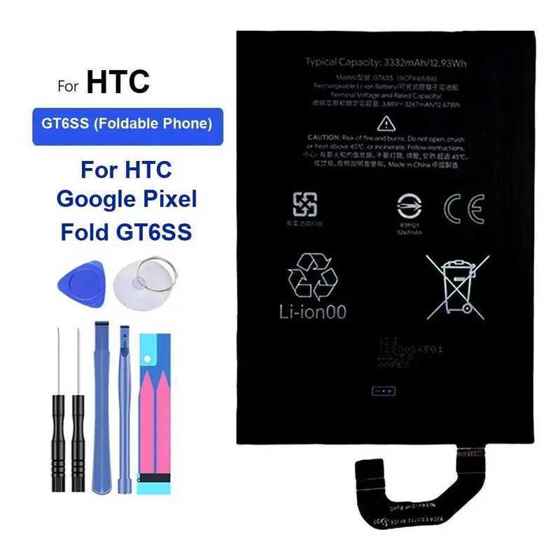 Battery GT6SS (Foldable Phone) 3332mAh For HTC Google Pixel Fold GT6SS