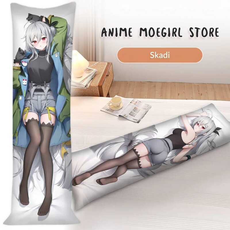 ปลอกหมอนแบบเต็มตัว Arknights Skadi สไตล์ญี่ปุ่น สำหรับOtaku