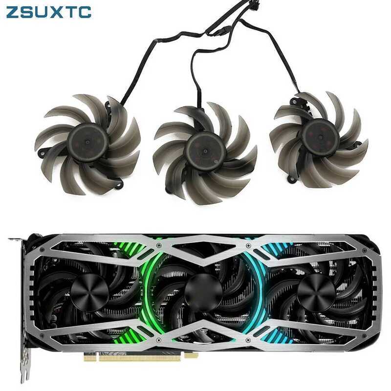 RTX3080 TH8015S2H-PCC01 RTX3070 สำหรับ GAINWARD RTX 3060Ti 3070 3070Ti 3080 3080Ti 3090 Ti พัดลมระบา