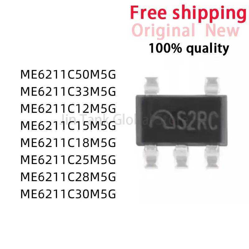 ชิ้น 50 ME6211C12M5G ME6211C15M5G ME6211C18M5G ME6211C25M5G ME6211C28M5G ME6211C30M5G ME6211C33M5G M