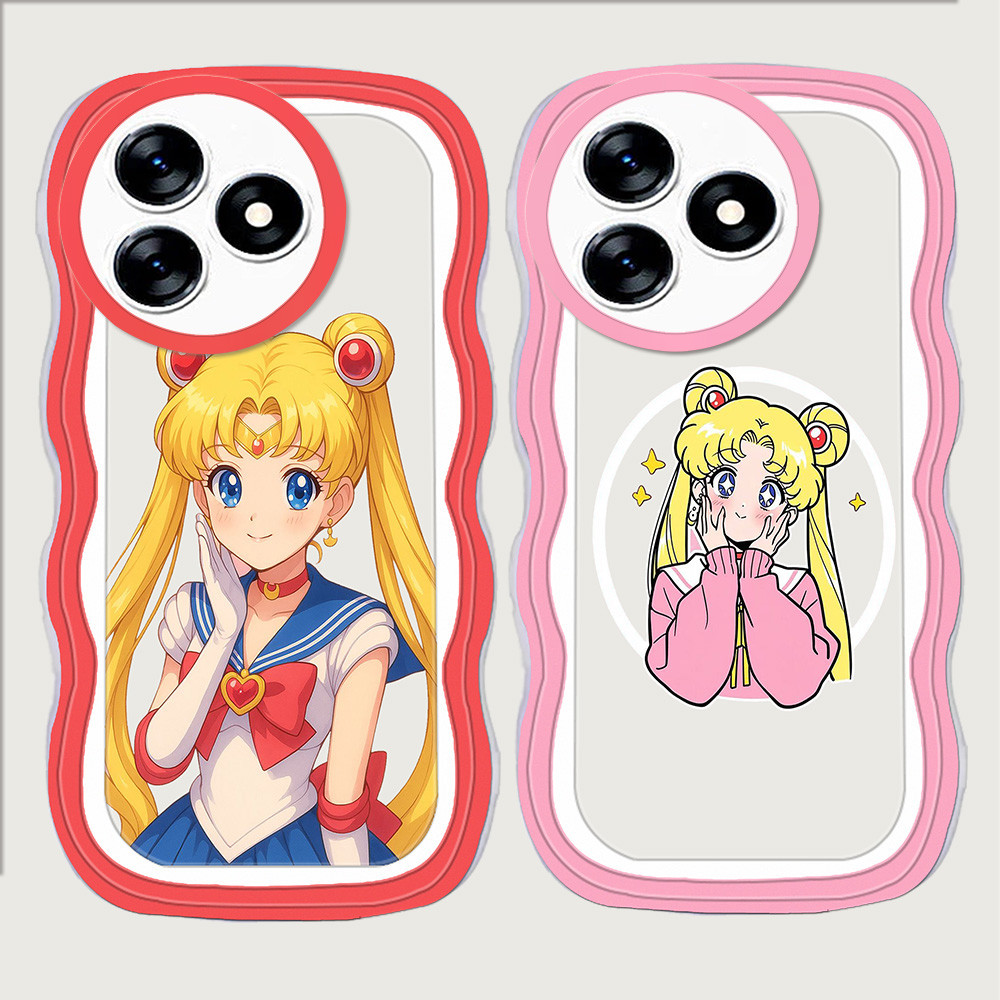 CA39 ปลอกเซเลอร์มูนสําหรับ ITEL A80 A90 A50 P65 P55 A70 5G เคสโทรศัพท์ TPU