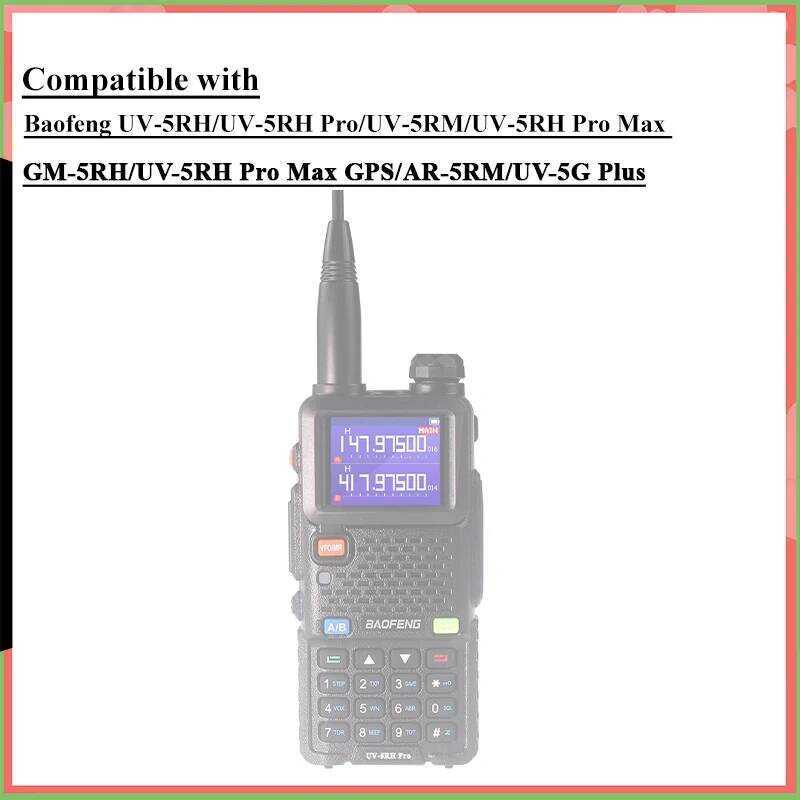 ▥  Uv-5Rh Pro Max Walklie Talkie 2500/3800/6800 Mah Type-C Charger Ar-5Rm Uv-5Rm Gm-5Rh