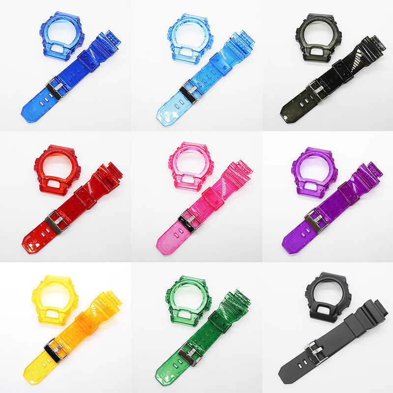 Replacement GD-X6900 Strap Case gdx6900 Resin Accessories Transparent Glossy Mens
