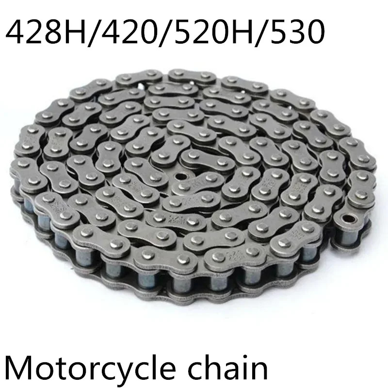 Motorcycle thickened chain 428H/520/530/420 motorcycle chain host supporting thickened drive chain