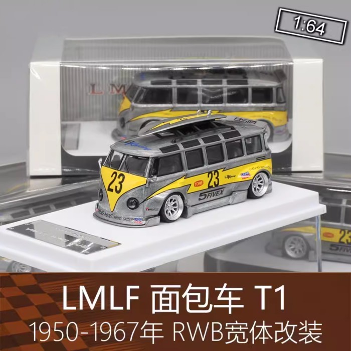 Out of Print Car Model LMLF Model Alloy 164 RV Van RWB Wide Body Modified T1 Model เหมาะสําหรับ Volk