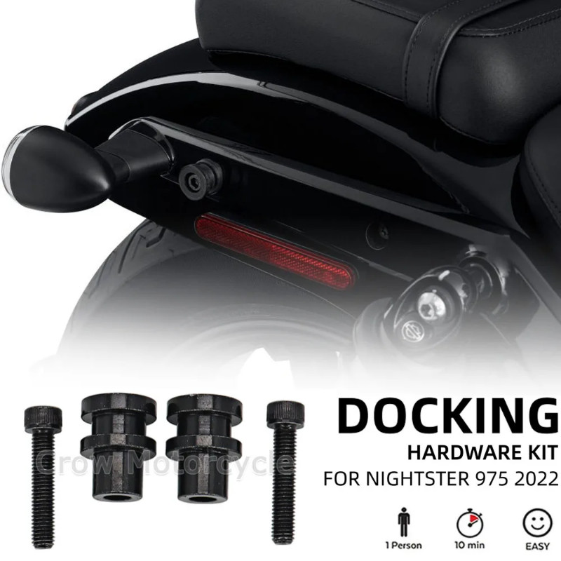 Nightster 975 RH975 RH 975 Holdfast Sissybar Backrest Docking Hardware Kit FOR Nightster 975 RH975