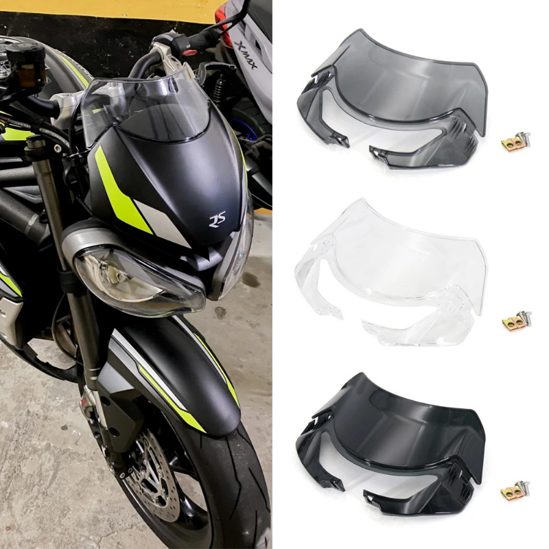 New 3 Colors 765 S R RS Windshield Windscreen Wind Deflector For Street Triple S660 765R 765RS 765S