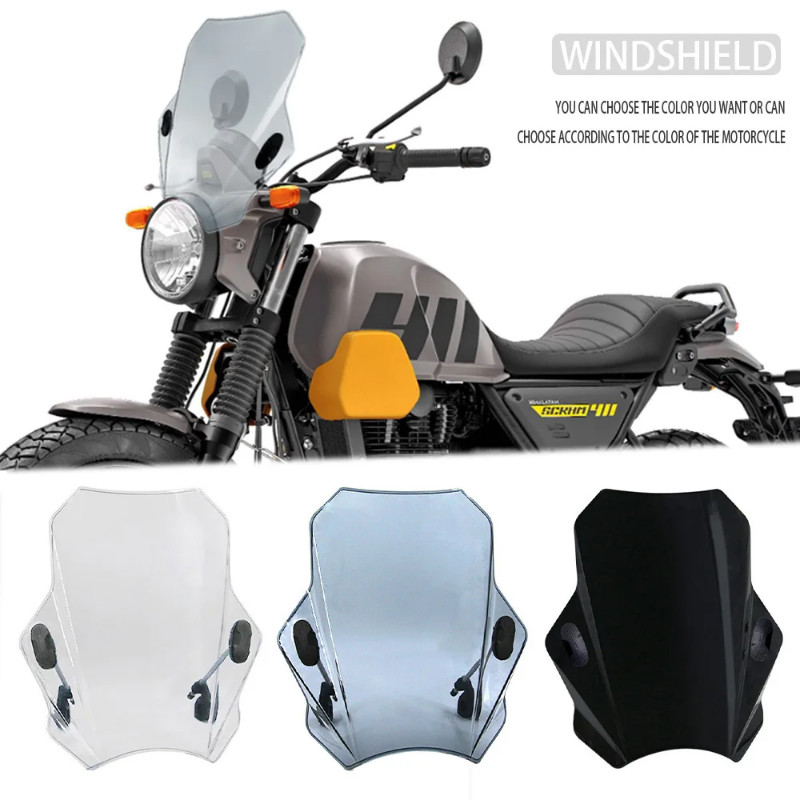 For Himalayan Scram411 himalayan motorcycle modification universal windshield adjustable metal brac