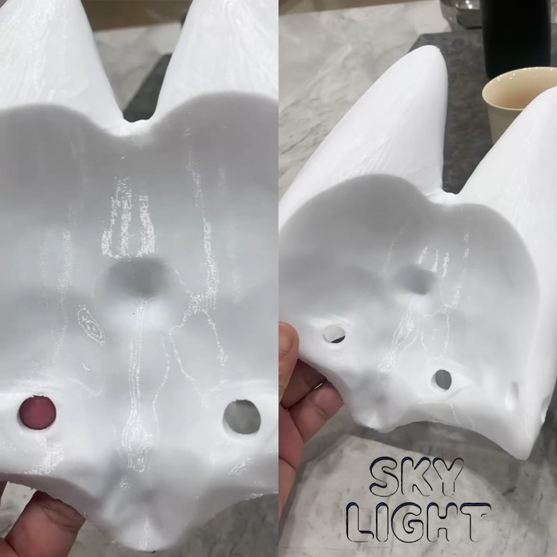 Silent Hill F Hinako คอสเพลย์สีขาวสีดํา Fox หน้ากากที่สมจริง 3D เกมเครื่องแต่งกายแบบดั้งเดิมญี่ปุ่น Matsuri หมวก - รูปที่ 6