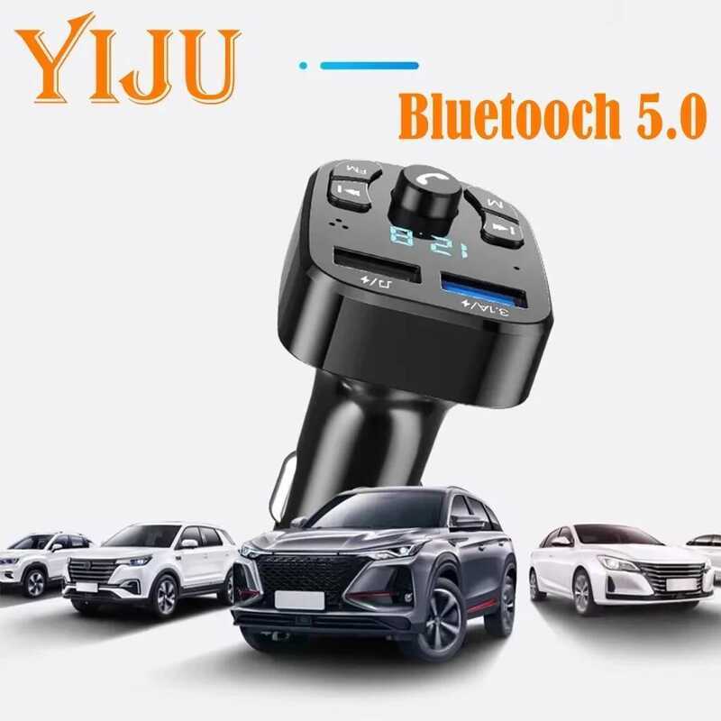 5.0 ตัวส่งสัญญาณบลูทูธ สำหรับรถยนต์, อะแดปเตอร์ไร้สาย, ไมโครโฟน, เครื่องรับเสียง, เครื่องเล่น MP3 อั