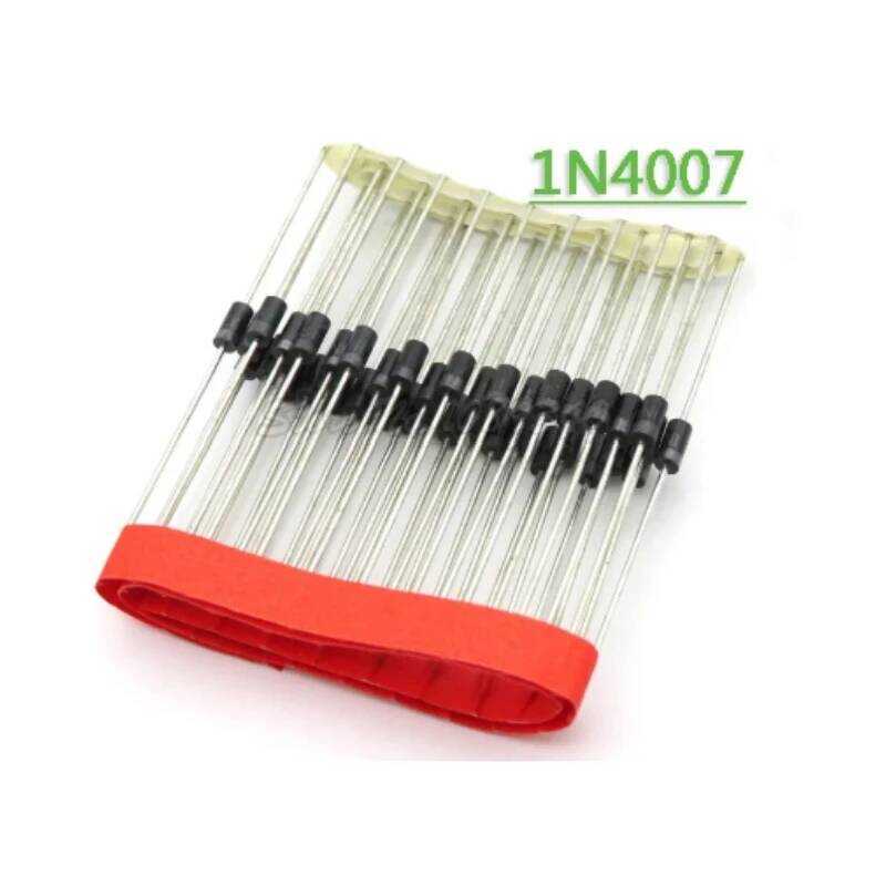 SX ไดโอดเรียงกระแส 100 ชิ้น/ล็อต 1N4007 4007 1A 1000V DO-41 ใหม่และของแท้