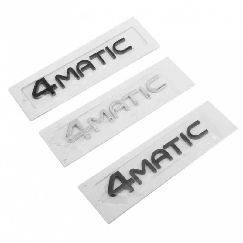 เหมาะสําหรับ Mercedes-Benz พลังงานใหม่ EQC350 EQC400 4MATIC โลโก้รถสติกเกอร์ 4MATIC ด้านหลังหางสี่ล้