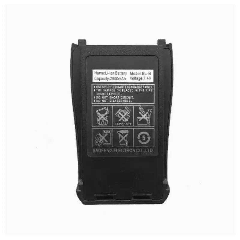 ▥ 7.4V 2000Mah  Bf-Uvb6 แบตเตอรี่ชาร์จ Uv5r วิทยุอุปกรณ์เสริม UV 5R Walkie Talkie แบตเตอ