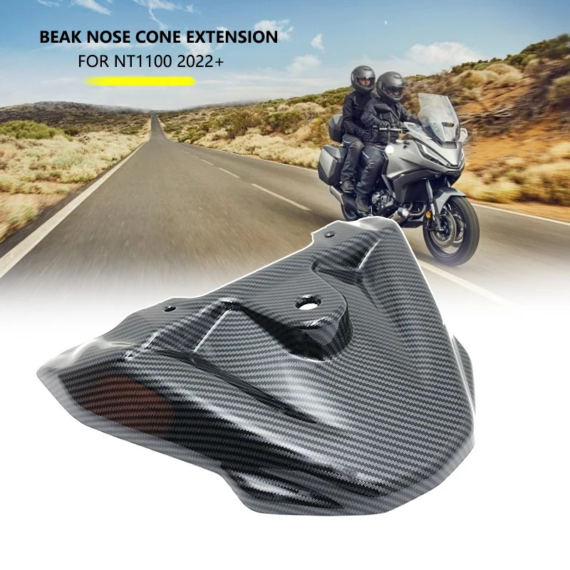 For Honda NT1100 NT 1100 2022 2023 Motorcycle Carbon Front Hugger Wheel Cover Beak Extension Nose C