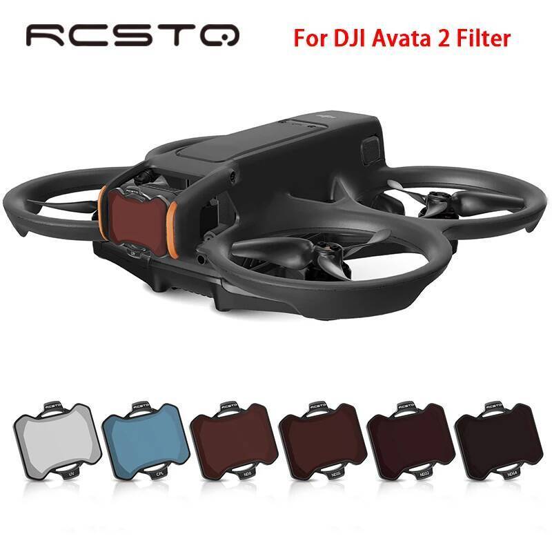 RCSTQ Drones สําหรับ DJI Avata 2 ND ชุดกรอง CPL UV ND8 ND16 ND32 ND64 Drone กล้องกรองชุดสําหรับ DJI 